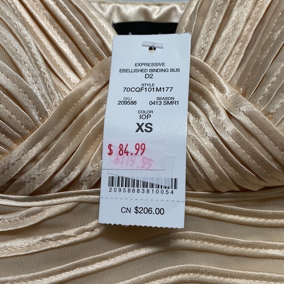 Size XS Bebe Expressive Embellished Binding Dress - Picture 4 of 7